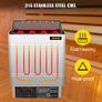 9 KW Electric Sauna Heater Stove Internal Controller Overheating Protection Spa Sauna Room Steam Generator Image 3