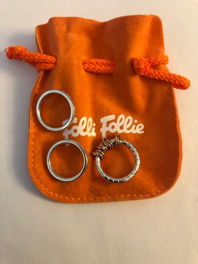 Folli Follie 3 piece ring set