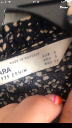 Ladies zara dress size S