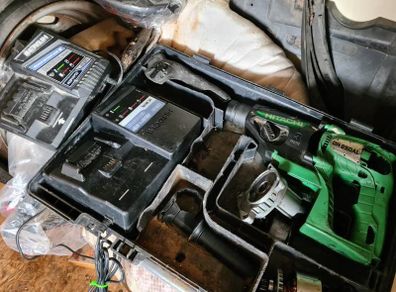 Hitachi drill and charger