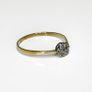 14k Yellow Gold Cluster Daisy Ring with Diamonds Image 3