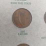 coin folder including full set of pennys including rare 1940 Image 7