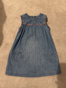 M&S denim dress size 18-24 m