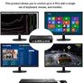 Switch Box Adapter, One-Button Swapping, 4 VGA Cables not Included, Ideal for PCs, Keyboard, Mouse, Scanner, Printer Image 8