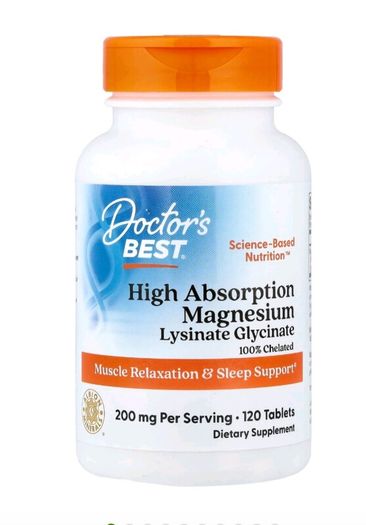 Magnesium Glycinate 120 Tablets