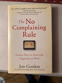 No complaining