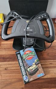 Sega Rally Sega Saturn + Sega Saturn - Arcade Racer Steering Wheel