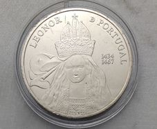 Portugal 5 Euro Base Metal (CuNi) Uncirculated Coin 2014 - D. Leonor de Portugal - Queens of Europe series
