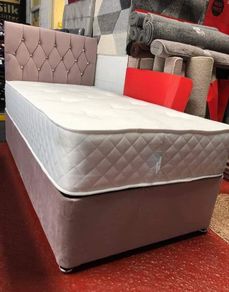 BRAND NEW SINGLE, DOUBLE AND KING SIZE Divan Beds With Memory Foam Mattresses And Multiple Design Of Headboards Instock