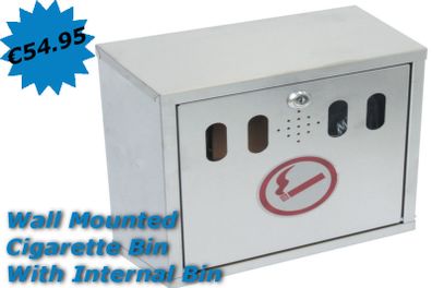 Cigarette Bin - Wall Mounted