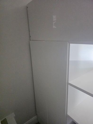 Bunk bed with wardrobe and desk