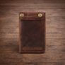 Slim Leather Card Holder Wallet Minimalist Front Pocket Wallet Leather Card Case Image 10