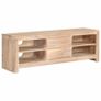 TV Cabinet Solid Acacia Wood 120x30x40 cm Light Brown Image 6