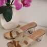 GIVANA bling sliders with perspex heel Sz 40 (Fit 6.5-7UK) Image 9