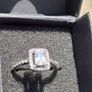 Zircon Silver engagement ring Image 6