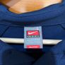 VTG Nike Long Sleeve Polo Shirt Rare WVU 1100 Club Size L Blue\Navy Image 3