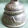 Set of 2 Vintage  Brass Sanctuary Bells Leo x Aqvila Angus x Pelicanus Image 6