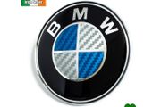 BMW Carbon Blue Bonnet/Trunk Emblem