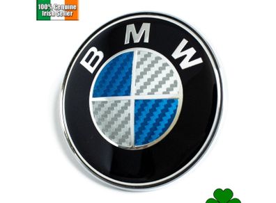 BMW Carbon Blue Bonnet/Trunk Emblem
