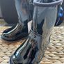 UGG boots girls kids size junior UK 5 / EU 22 brand new black high gloss Image 2