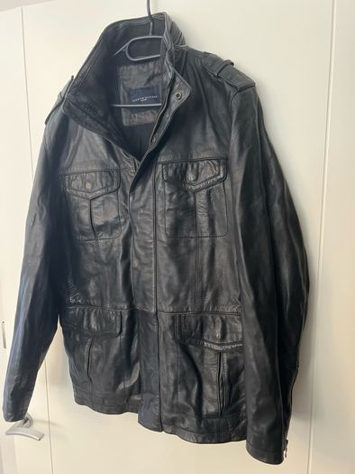 Tommy Hilfiger Mens Leather Jacket