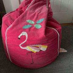 Pink cotton Bean bag
