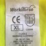 WorkHorse High Visibility (Hi Vis) waistcoat. Brand New in packaging. Size X. Over 20 available. Image 5
