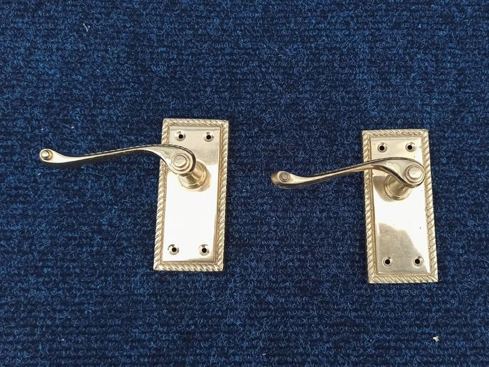brass door handle