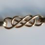 Vintage 9Ct Yellow Gold 375 Celtic Bracelet 3,95g -L 8" Image 3