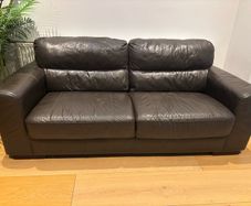 Sofa - 3-seater synthetic leather