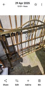 vintage brass double bed..REDUCED