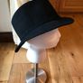 Vintage Women's Trilby Black Hat Image 5