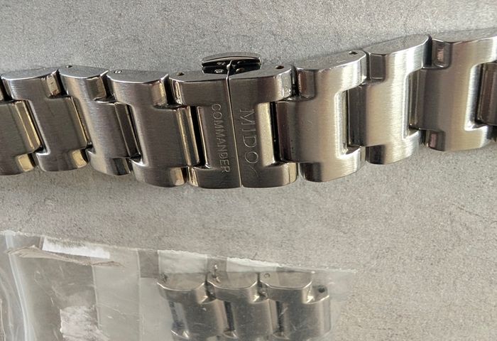 Genuine MIDO Commander 2 Stainless Steel Bracelet 21mm