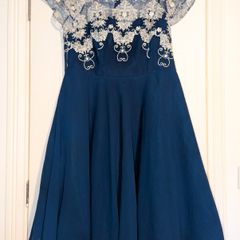 Gorgeous chiffon midi dress with multiple layers including net skirts from Chi Chi London