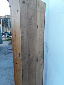 vintage pine corner cabinet