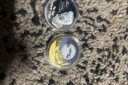 Elvis and Xmas coins