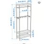 IKEA MACKAPAR coat rack with shoe storage units Image 2