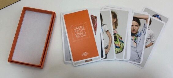 Hermes knotting cards