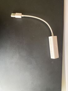 Original Apple A1277 USB Port to Gigabit Ethernet RJ45 NET Adaptor Cable