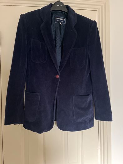 Cord navy jacket