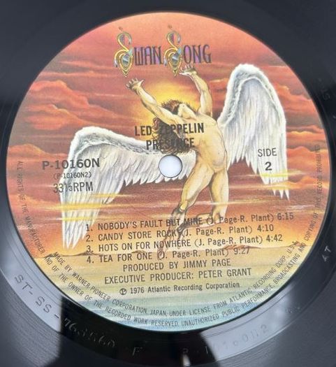 LP Vinil - Led Zeppelin - Coda +  Presence - Japanese pressing.