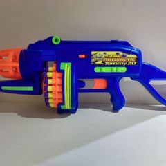Nerf Gun - Automatic Tommy 20 Soft Darts Gun / Toy