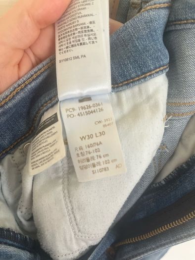 Levis jeans 311 Shaping Skinny size W30 L30