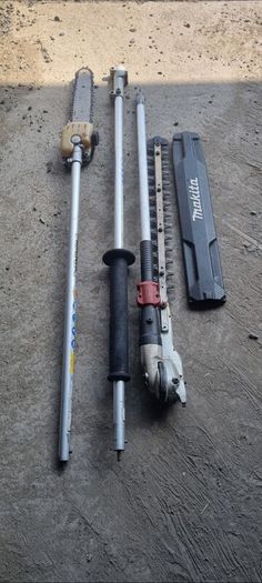Garden multi tool Dolmar attachments