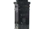 Pillar Letterbox Aluminium Vintage Style Rustproof Black