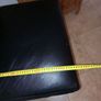 Leather Effect Black Stool Image 7