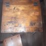 Beautiful Old Childs School Desk and Chair Image 2