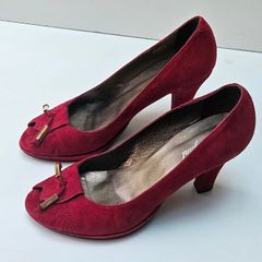 Red Open Toe Sandals