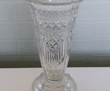 Vintage - Pressed Glass Vase