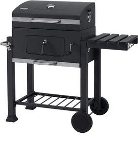 Toronto Click Charcoal Barbecue, Anthracite/Stainless Steel (FREE POSTAGE)